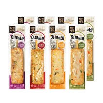 [삼진어묵] 어부의바 4종 (매운+야채+오징어+콘치즈), 80g, 2세트