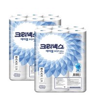 크리넥스 에어셀 화장지 스탠다드 40m, 24롤, 2팩
