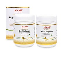 [하이웰] Royal Jelly 1500 프리미엄 로얄젤리 2개 (올리브비누+치약 증정) 300캡슐, 200g