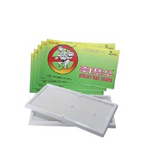 방역나라 쥐끈끈이 쥐포수 5각 (1각당 2pcs), 5개