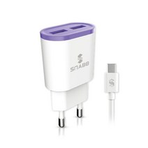 스냅 가정용 USB2포트 충전기 2.1A, 1개