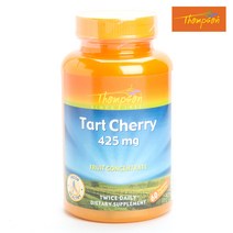 톰슨 타르트 체리 425mg 베지테리안 캡슐, 60개입, 1개