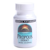 Source Naturals 프로폴리스 추출물 캡슐, 30정, 1개