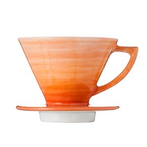 쉬즈데코 핸드페인팅 드리퍼 고노 그라디에이션, Orange, 1개