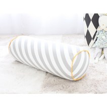 스칸비컴퍼니 키즈 롱쿠션 유아베개, 스크류그레이