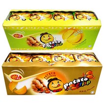 윈윈푸드 포테이토 크리스프 과자세트, 1세트, 바베큐맛 900g + 샤워크림맛 900g