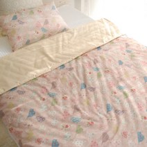 보떼하우스 사계절 패딩이불(솜 미포함), 핑크