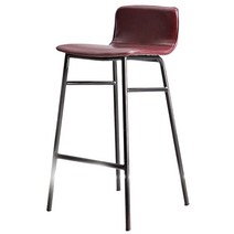 베스트리빙 바닐라 인테리어 홈바 높은 의자 1개 4color, 와인