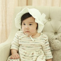 무슈 리본셔링 아기 보넷