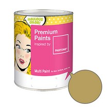 노루페인트 팬톤멀티 에그쉘광 그린골드계열 페인트 1L, 엔티크골드(16-0730)