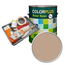 노루페인트 컬러플러스 페인트 4L   도구 세트, 1세트, 라떼