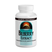 소스내츄럴스 빌베리 추출물 100mg 타블렛, 120개입, 1개, 120정