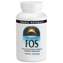 소스내츄럴스 FOS 파우더 1000mg 타블렛, 100개입, 1개