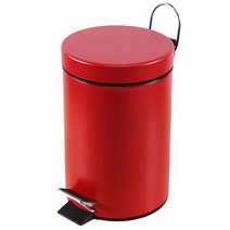 이케아 VORGOD 페달휴지통 3L, 레드, 1개