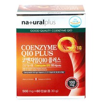 내츄럴플러스 코엔자임큐텐 플러스, 60캡슐, 1개