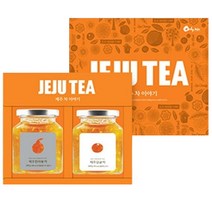 휴럼 제주감귤 앤 한라봉차 선물세트 + 쇼핑백, 감귤차 200g + 한라봉차 200g, 1세트