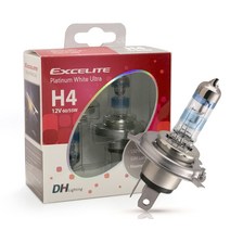 엑셀라이트 크리스탈 화이트 울트라 할로겐램프 2p, H4, H4