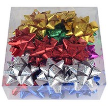 블루마토 포장용 고주파 포장 펄꽃리본2, 6컬러, 30개입