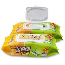 홈인더스트리 물걸레 청소포 실속형 중형 30p, 2개