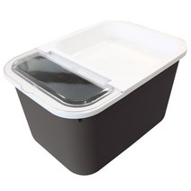 가쯔 모던쌀통 10kg, 그레이