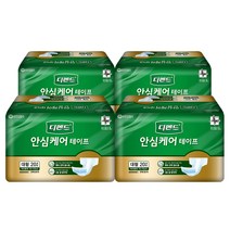 디펜드 안심케어 테이프 성인기저귀 남녀공용 대형, 개당 수량, 수량
