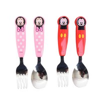 릴팡 미키 누들스푼포크세트, 랜덤 발송, 1세트