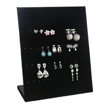 제이앤씨 L형 귀걸이 진열대 블랙, 1개