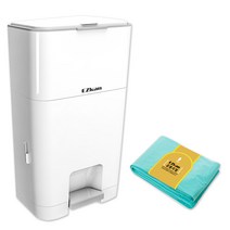 이지캔 기저귀 쓰레기통 EZ-270, 화이트, 27L