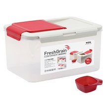 코멕스 신선 다용도 플라스틱쌀통 10kg, 혼합색상