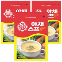 오뚜기 야채 스프, 300g, 3개