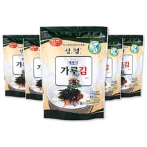 지도표성경 재래식 가루김, 70g, 5개