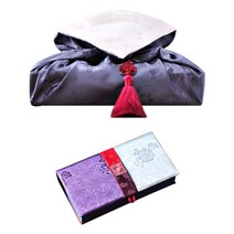 팔복상회 전통공예품 현금 예단 세트 바이올렛 전통 기념품 전통결혼 혼례품 예단봉투, 신부(예단) 2색함