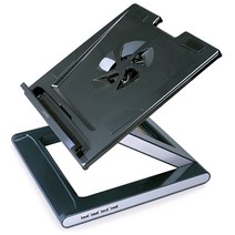 오메이 알루미늄 휴대용 접이식 노트북 거치대 ALS400, 실버