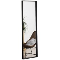 데코파인 샤론 400 전신거울 + 미끄럼 안전 캡 2p, 블랙