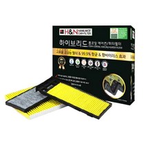 한일 나이스 3D폼코팅 활성탄 에어컨필터 자동차용, 현대-A103 뉴그랜저 TG, 1개