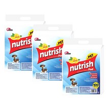 뉴트리쉬 반려견용 배변패드 실속형 레몬향 15g x 100매, 3개