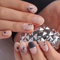 넬로 팔레트 젤 네일 스티커, 키치데이지, 1세트