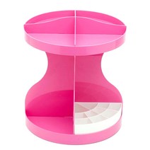코스메이크 엣지 화장품 정리대, 핑크, 1개