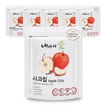 내아이애 동결건조 과일칩, 사과, 6개입
