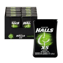 호올스 XS 레몬민트향 캔디, 15g, 12개