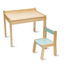 야마토야 노스타 2인용 책상 + 의자세트, 1세트