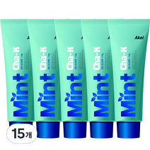 아케이 리빙 민트 차크치약, 110g, 15개