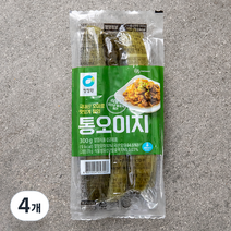 청정원 통 오이지, 300g, 4개