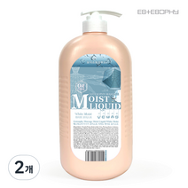 에스테소피 모이스트 수용성 논오일 바디 마사지 리퀴드 무향 화이트, 1L, 2개