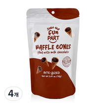 와플콘 밀크초코, 70g, 4개