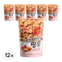 머거본 핫스파이시 땅콩, 110g, 12개
