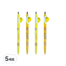 구데타마 피규어볼펜 0.7mm 4p, 혼합 색상, 5세트