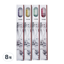 미소덴탈 성인 이중슬림모 칫솔 랜덤발송, 1개입, 8개