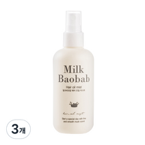 밀크바오밥 헤어 오일 미스트, 120ml, 3개