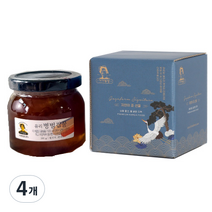 가가농장 유리병 벌집꿀, 4개, 180g